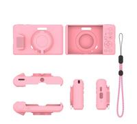 Colorful Silicone Protective Case Compatible with Kodak Pixpro C1 Camera, Dustproof Shock Resistant Soft Silicone Cover Digital Camera Accessories (pink)