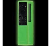 Colorful Silicone Protective Cover Shell for Samsunng TV bn59-01357a/01363L/01364A TM -1990C Solar Remote Control Anti-Lost Replacement Case (green)
