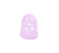 Colorful Silicone Thimbles Hollowed Out Breathable Playing Guitar Protective Finger Sleeve Hand Sewing Tools Fingertip Guards For Guitar Fingertip Protector For Nails Small Pad Covers