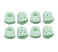Colorful Silicone Thimbles Hollowed Out Breathable Playing Kalimba Protective Finger Sleeve Hand Sewing Tools