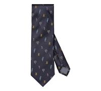 Colorful Silk Tie with Parrots and Palms - male - Eton - Ties - Blue - ONE SIZE - Accessories ONE SIZE