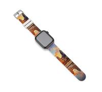 Colorful Sky Angkor Wat Landmarks Watch Bands Replacement Silicone Straps Sport Wristbands Compatible for Apple Watch 38mm/40mm