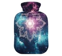 Colorful Sky Mandala Water Bottle for hot Water with Soft Cover 2L Bag for Arthritis Arthritis