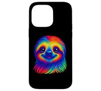 Colorful Sloth Art Case for iPhone 14 Pro Max