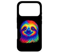 Colorful Sloth Art Case for iPhone 17 Pro