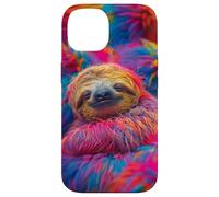 Colorful Sloth Case for iPhone 14