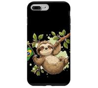 Colorful Sloth Costume for Brazil Lovers Case for iPhone 7 Plus/8 Plus