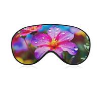 Colorful Small Flower Eye Mask, Side Sleeping Mask Light Blindfold Sleeping Mask Nose Pad and Elastic Band for Children Women and Men