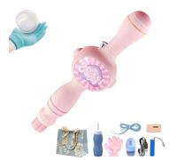 Colorful Smoke Bubble Machine, Infinite Smoke Bubble Magic Wand, Elastic Bubble Fog Wand, Interactive Bubble Blowing Machine for Party, Wedding, Festival, Birthday (Pink)