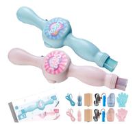 Colorful Smoke Bubble Machine, Premium Magic Fog Bubble Maker with Elastic Smoke Effect, Interactive Mist Bubbles Wand for Party, Lightweight Portable (Set A Mix,2 Pcs)