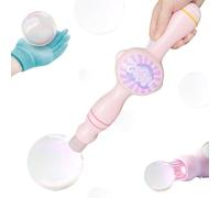 Colorful Smoke Bubble Machine,Smoke Bubble Machine & Elastic Magic Wand, Interactive Bubble Machines Elastic Bubble Fog for Party-A