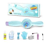 Colorful Smoke Cute Rechargeable Smoke Bubbles, Infinite SmokeBubble Interactive Bubbles Wand, Elastic