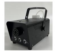 Colorful smoke machine mini LED 500W remote fogger ejector dj Christmas party stage light fog machine Lots of bubbles for parties, performances, magic(Wireless+Manual)