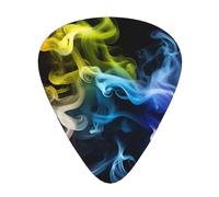 Colorful Smoke Print 12pcs Guitar Cubes for Guitar and Ukulele, Unique Guitar Gift