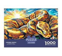 Colorful Snakes Jigsaw Puzzles for Adults Kids, 1000 Pieces Puzzle Whimsical Challenge Toy 52x38cm/1000pcs