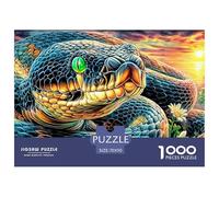 Colorful Snakes Puzzles for Adults, 1000 Piece Impossible Puzzles Challenge Toy for Adults& Kids Age 12 Years Up 70x50cm/1000pcs