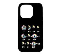 Colorful Soccer Ball Fractions Math Learning Case for iPhone 15 Pro
