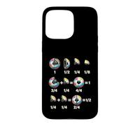 Colorful Soccer Ball Fractions Math Learning Case for iPhone 15 Pro Max