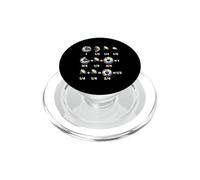 Colorful Soccer Ball Fractions Math Learning PopSockets PopGrip for MagSafe