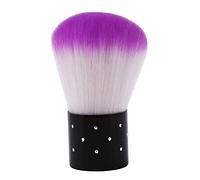 Colorful Soft Brushes Nail Arts Dust Cleaner Brush for Makeup or Nail Art Dust Remover Powder Brush Cleaner Powder Blush Brushes,Purple Lovely and professional
