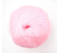 Colorful Soft Mohair Knitting Yarn Multicolor Sweater Soft Natural Crochet Smooth Skein Yarn 125g in Lightpink