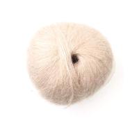 Colorful Soft Mohair Knitting Yarn Multicolor Sweater Soft Natural Crochet Smooth Skein Yarn 50g in Beige