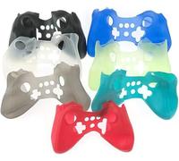 Colorful Soft Skin Case Silicone Protective Case Cover Replacement for Wii U Pro Controller (Blue)