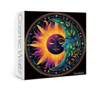 Colorful Solar Moon Puzzles for Adults 1000 Pieces Art, Beautiful Sun Planet Landscape Jigsaw Puzzles, Challenging Pretty Stars Scenic Puzzle
