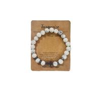 Colorful Sparkly Natural Healing Stone Cross Beaded Crystal Strands Adjustable Dangle Bracelet with Meaningful Card Inspirational Religious Gifts Jewelry for Women Turquoise Relieves Anxiety, S, Beads