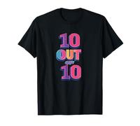 Colorful Speech Ten Out of Ten Costume for Boys and Girls T-Shirt