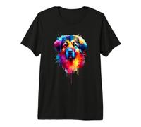 Colorful Splash Art Anatolian Shepherd Dog Kangal Premium T-Shirt