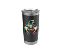 Colorful Splash Art Scorpion Scorpions Stainless Steel Insulated Tumbler