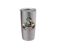 Colorful Splash Art Scorpion Scorpions Stainless Steel Insulated Tumbler