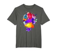 Colorful Splash Fun Artist Watercolor Funny Gift T-Shirt