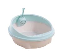 Colorful Splash - Proof Space - Capsule - Like Cat Litter Box - Large Space & Easy To Clean, Offering Cats A Pleasant Potty Experience - ForHomeUse(Macaroon light blue)