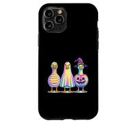 Colorful Spooky Goose Mummy Ghost Pumpkin Case for iPhone 11 Pro