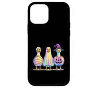 Colorful Spooky Goose Mummy Ghost Pumpkin Case for iPhone 12 mini