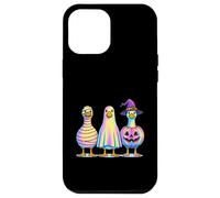 Colorful Spooky Goose Mummy Ghost Pumpkin Case for iPhone 12 Pro Max