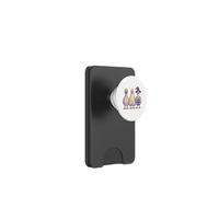 Colorful Spooky Goose Mummy Ghost Pumpkin PopSockets PopWallet for MagSafe