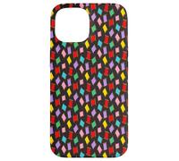 Colorful Spools Sewing Threads Black Dressmaker Seamstress Case for iPhone 15