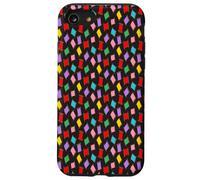 Colorful Spools Sewing Threads Black Dressmaker Seamstress Case for iPhone SE (2020) / 7/8