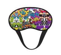 Colorful Spray Pattern Print Sleep Eye Mask Light Blocking Soft and Comfortable Night Eye Blinder for Women Men for Sleeping Travel Night Shift