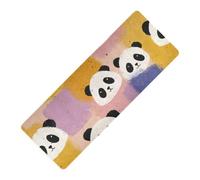 Colorful Square Panda Cartoon Cute printed yoga mat non slip Thick 1 mm For hot yoga non slip, with Yoga bag cover tapete para ejercicio 71x26 inches