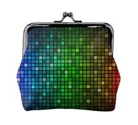 Colorful Square Small Makeup Bag for Purse, Mini Portable Cosmetic Bags, for Gym and Daily Use