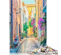Colorful St Tropez Poster Paper Puzzles Adults Jigsaw Puzzles 1000 Pieces Adults Jigsaw Game Interesting Toys Personalized Puzzle Educational Toys 38x26cm/1000pcs