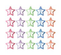 Colorful Star Fur - Elegant Back and Forth Hairpin Fashion Hair Accessory | Cute Star Barrettes, Metal Styling Clip, Secure Star Hairpin Holder, Sop