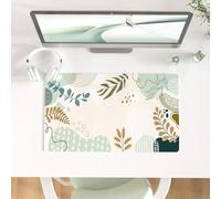 Colorful Star Minimalist Large Mouse Pad, Abstract Botanical Waterproof Desk Mat, Boho Computer Gaming Mouse Pad, XL Full Desk Mousepad Non Slip Writing Pad for School Office Home 23.6" x 13.8"