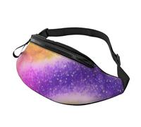(Colorful Starlight Printing Patterns) Fanny Pack Waist Bag Adjustable Shoulder Strap Bum Bag for Men Women Travel Hiking Running
