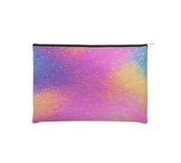 Colorful Starlight Reusable Paper Cosmetic Bag Waterproof & Lightweight for Travel, School & Daily Use Full-Print Design Women, Students, Eco-Conscious