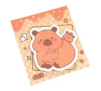 Colorful Sticky Notes - Capybara Diary Stickers | Aesthetic Sticky Notes 30 Sheets Stationery Decor for Girls Adults School Work Office Wall Bag
